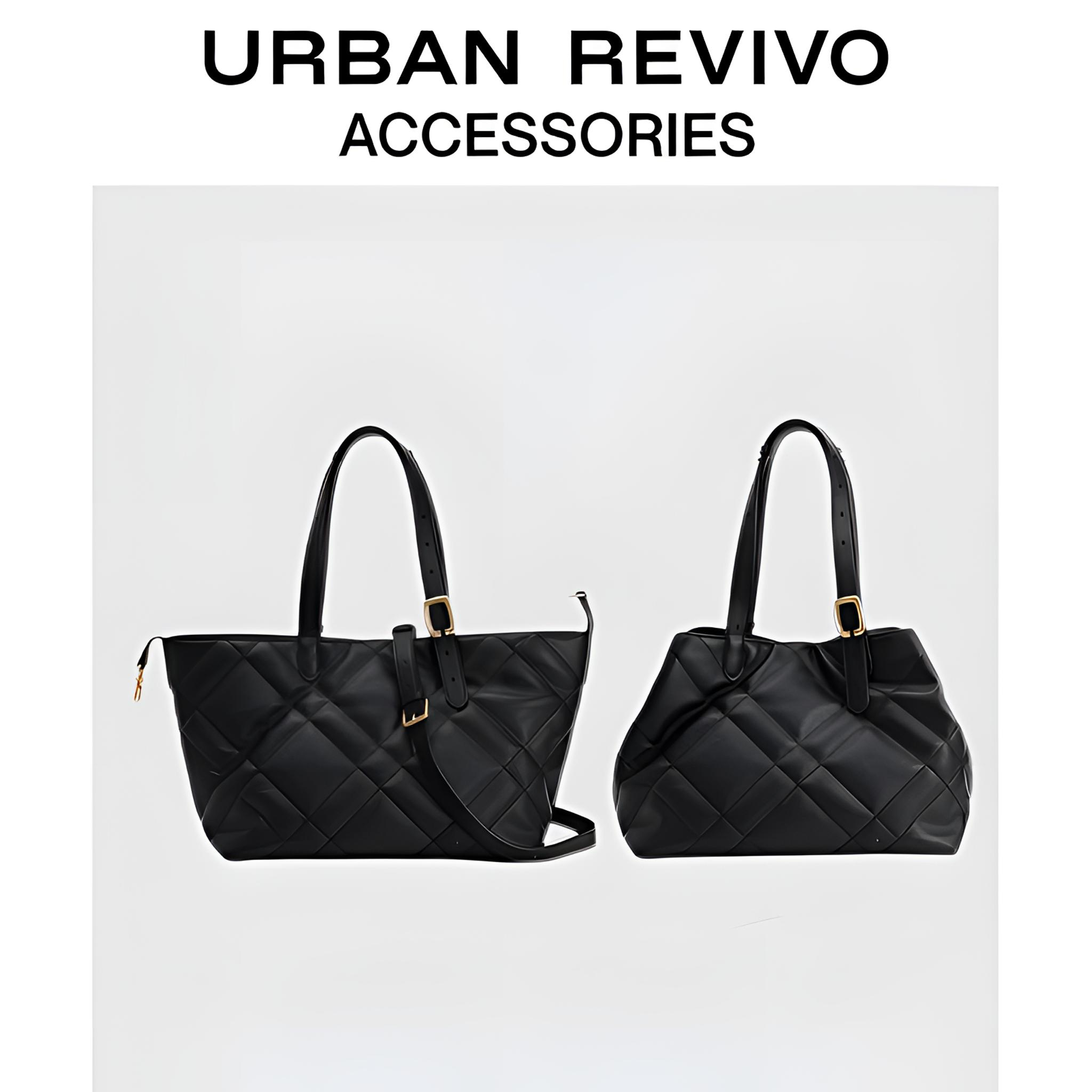 大号【HOT】URBAN REVIVO2025秋季新款女士菱格单肩斜挎包UAWB50241