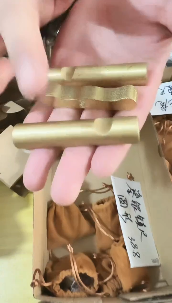 纯黄铜小笔搁不挑款1个
