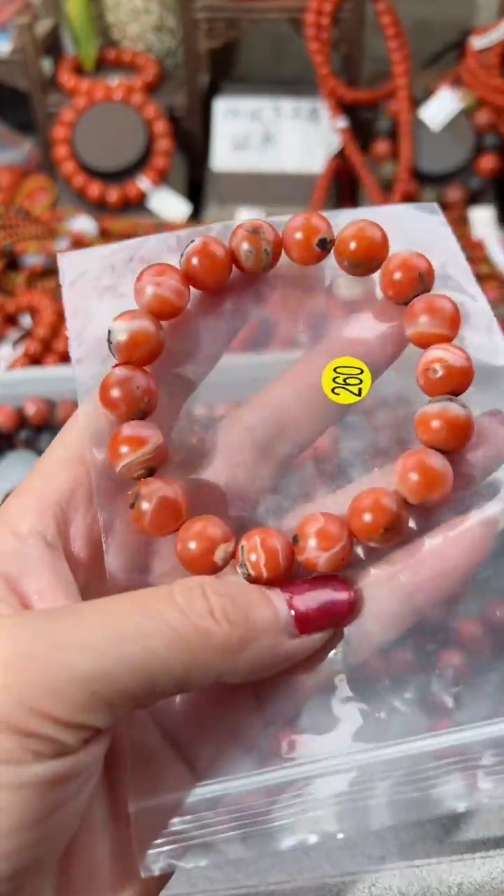 【闪购商品】南红玛瑙手串未镶嵌11