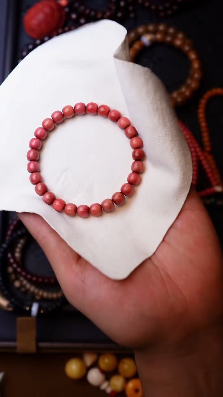 非洲檀香手串/手链粉象8mm