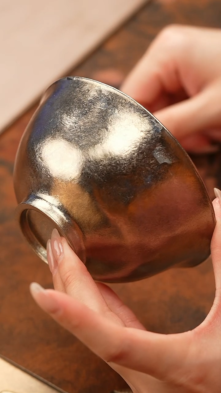 【闪购商品】暗香疏影/纯钛宫廷碗/细面银