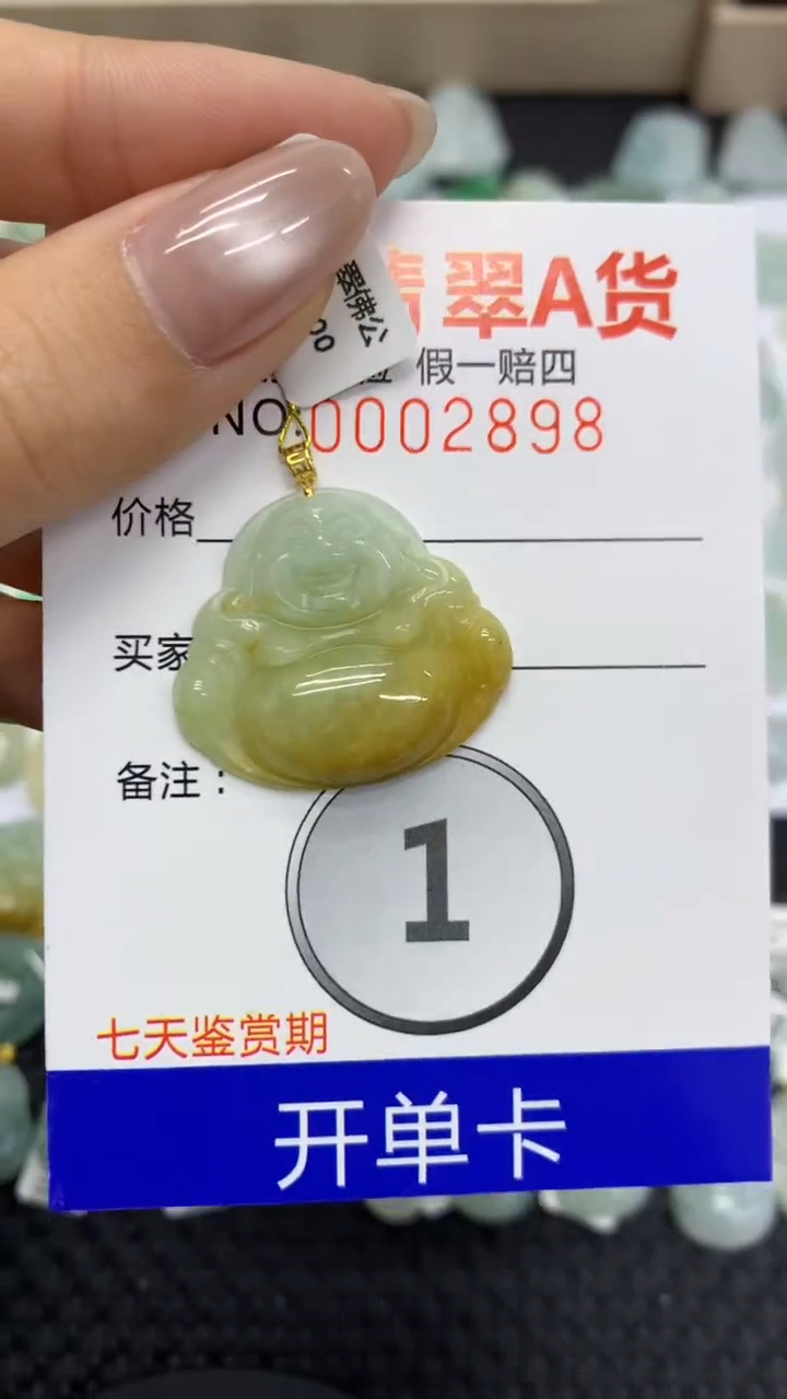 【闪购商品】翡翠颈饰18K金镶嵌11111111111