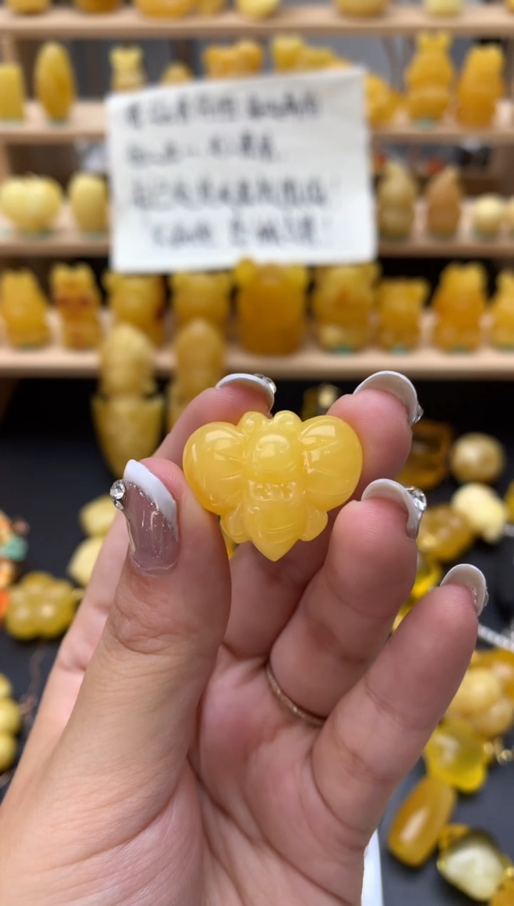 琥珀未镶嵌珠宝奇石070琥珀蜜蜡微瑕