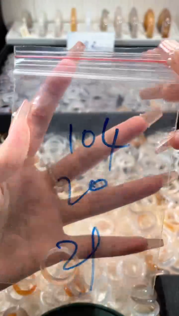 玛瑙/玉髓戒指未镶嵌104