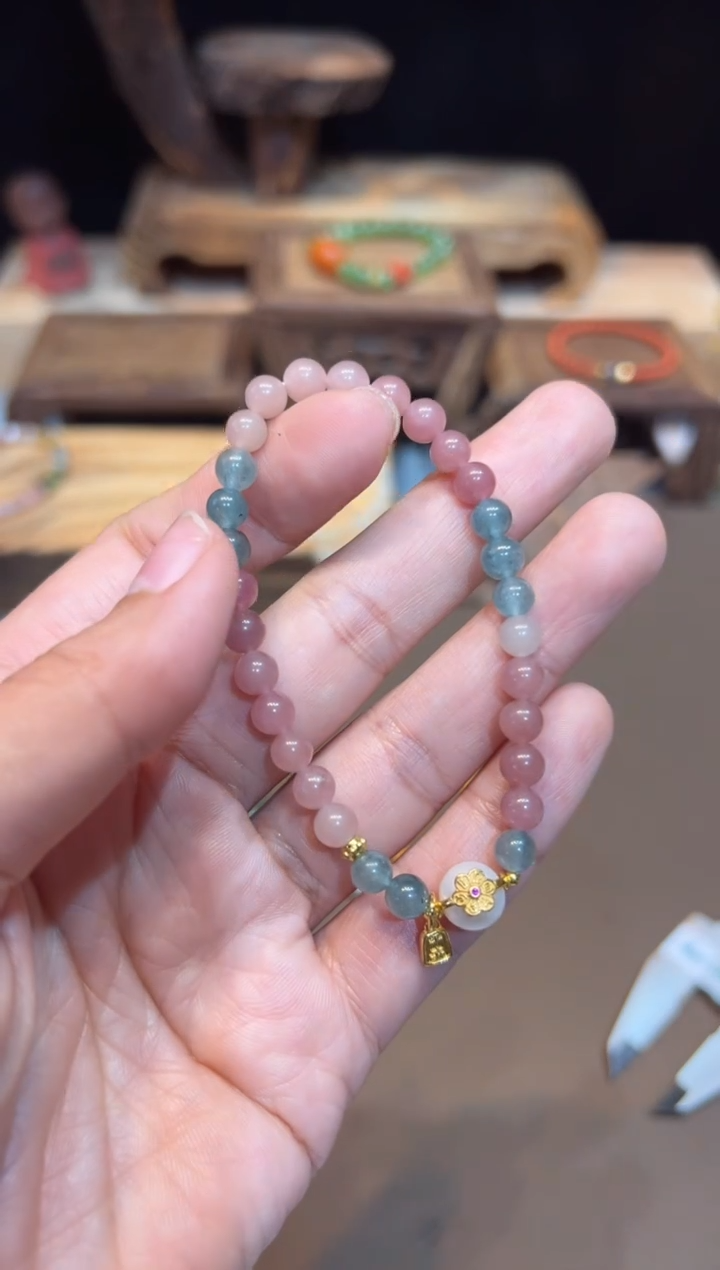 【闪购商品】碧玺手链未镶嵌手饰@@F4306