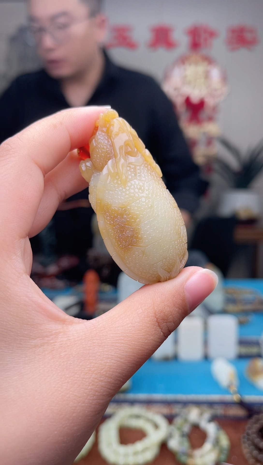 和田玉未镶嵌挂件1