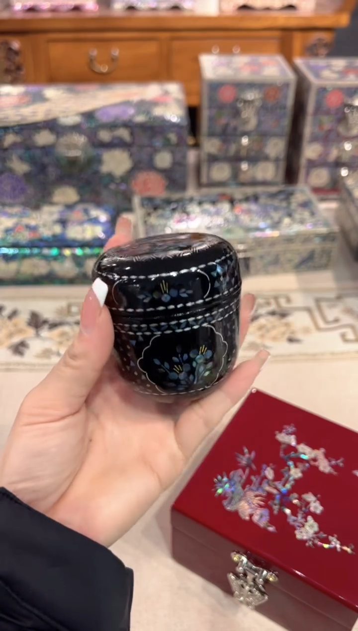 【闪购商品】老货微瑕·弘贝雅螺钿漆器文化馆 
