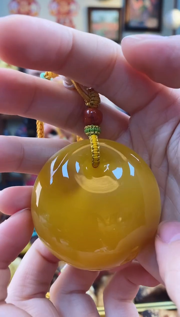 【闪购商品】琥珀颈饰未镶嵌吊坠