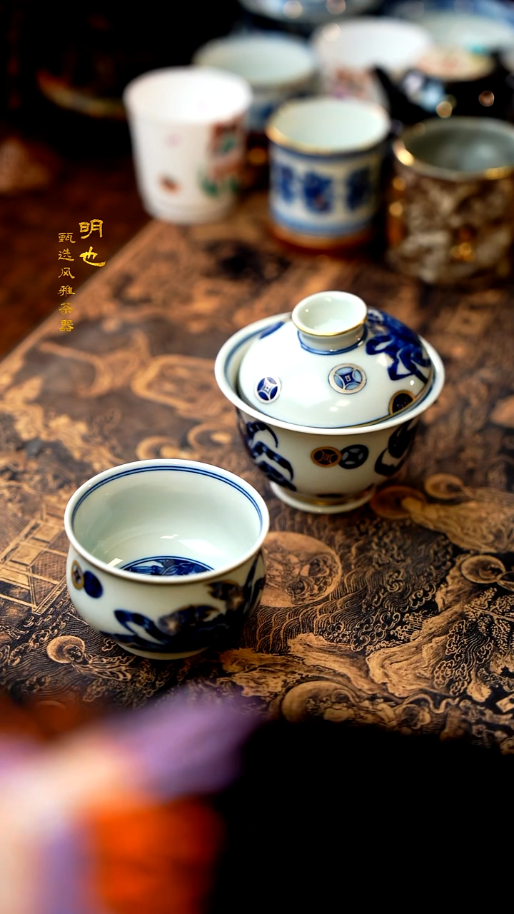 【闪购商品】1明也茶器/ 八方来财一套