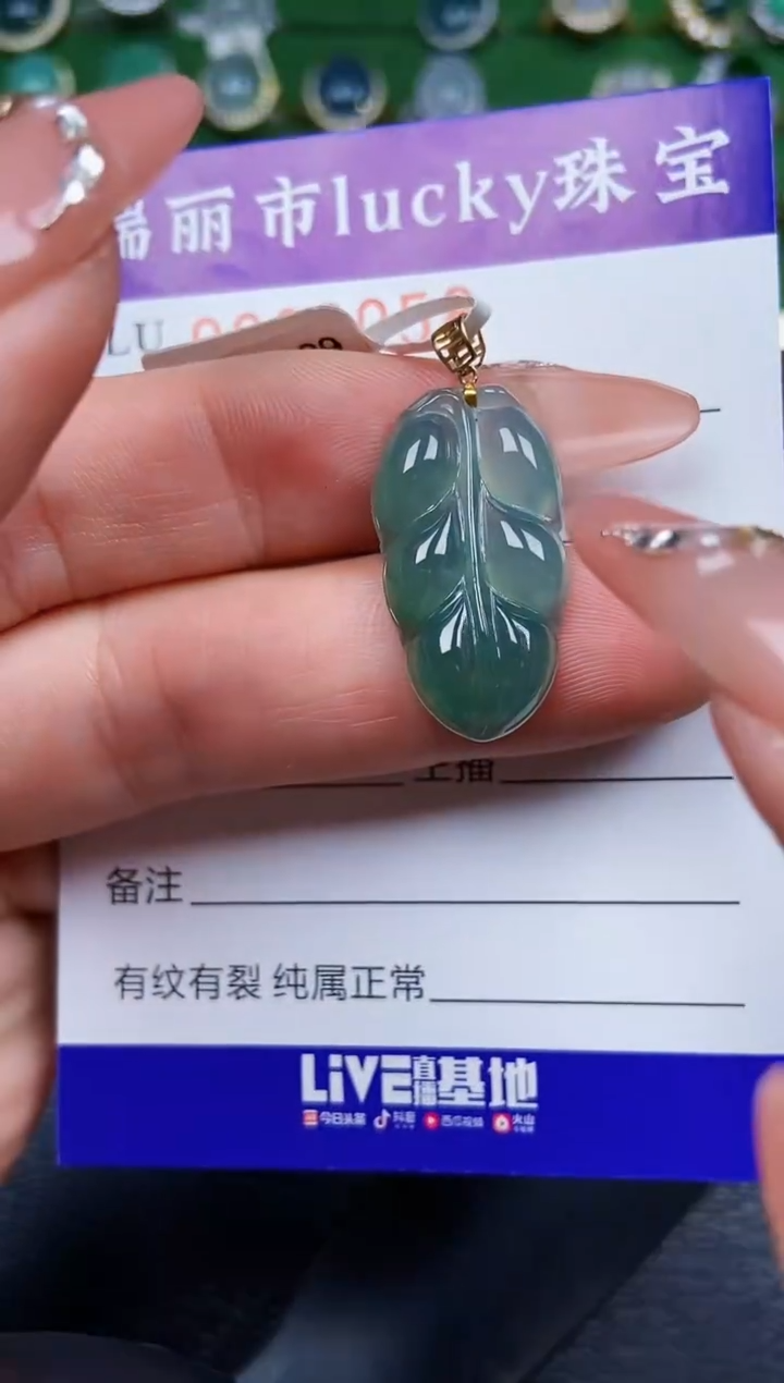 【闪购商品】翡翠颈饰18K金镶嵌005818k
