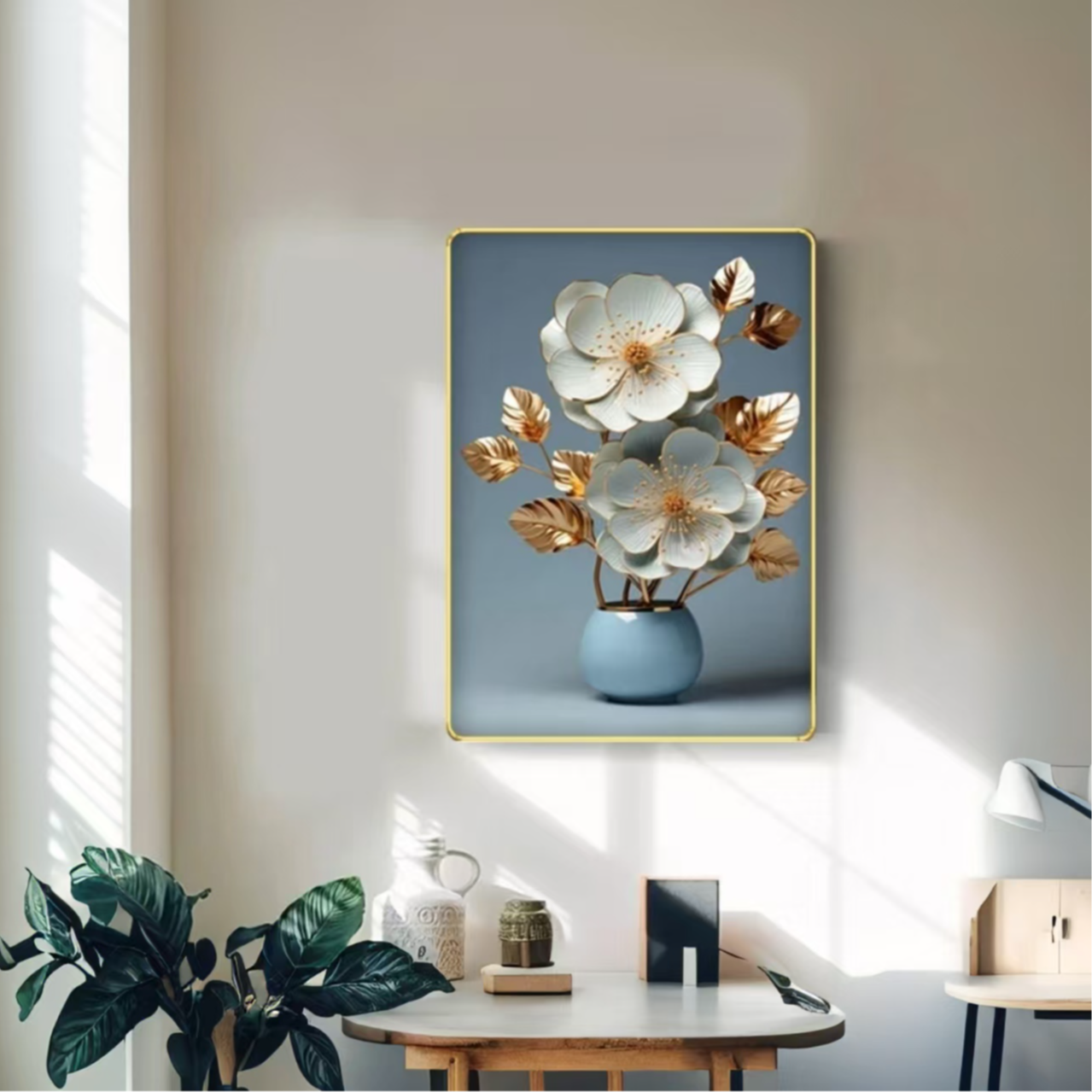 镶钻【香槟花】】818装饰画餐厅装饰画卧室装饰画40*60