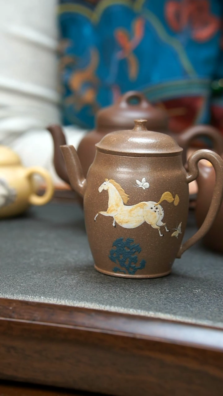 【闪购商品】紫砂茶壶段泥飞马壶