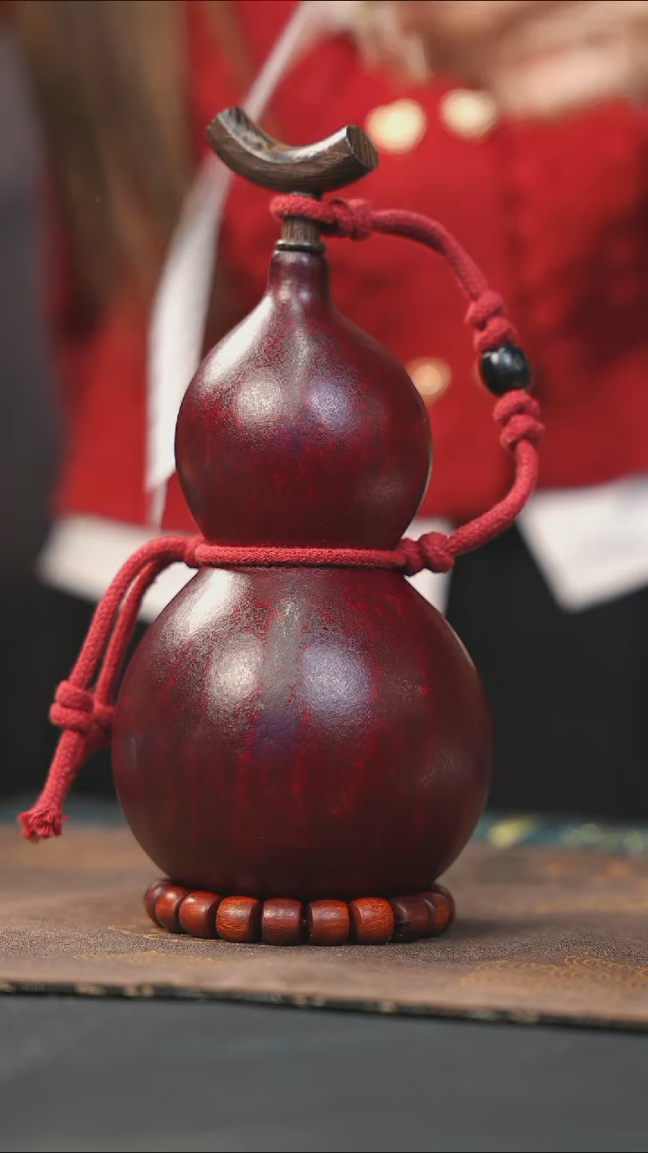 【闪购商品】WH218大漆酒葫芦不包手串及旋转底座