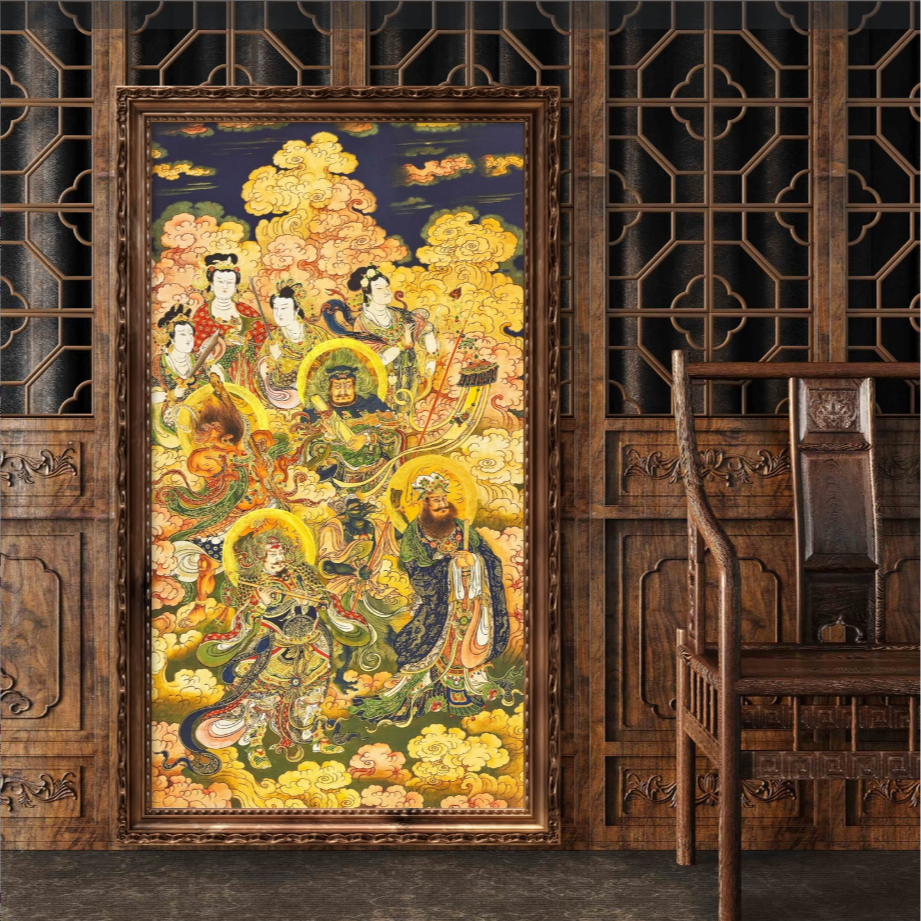 许婷婷展览代表作品----《天龙八部图》