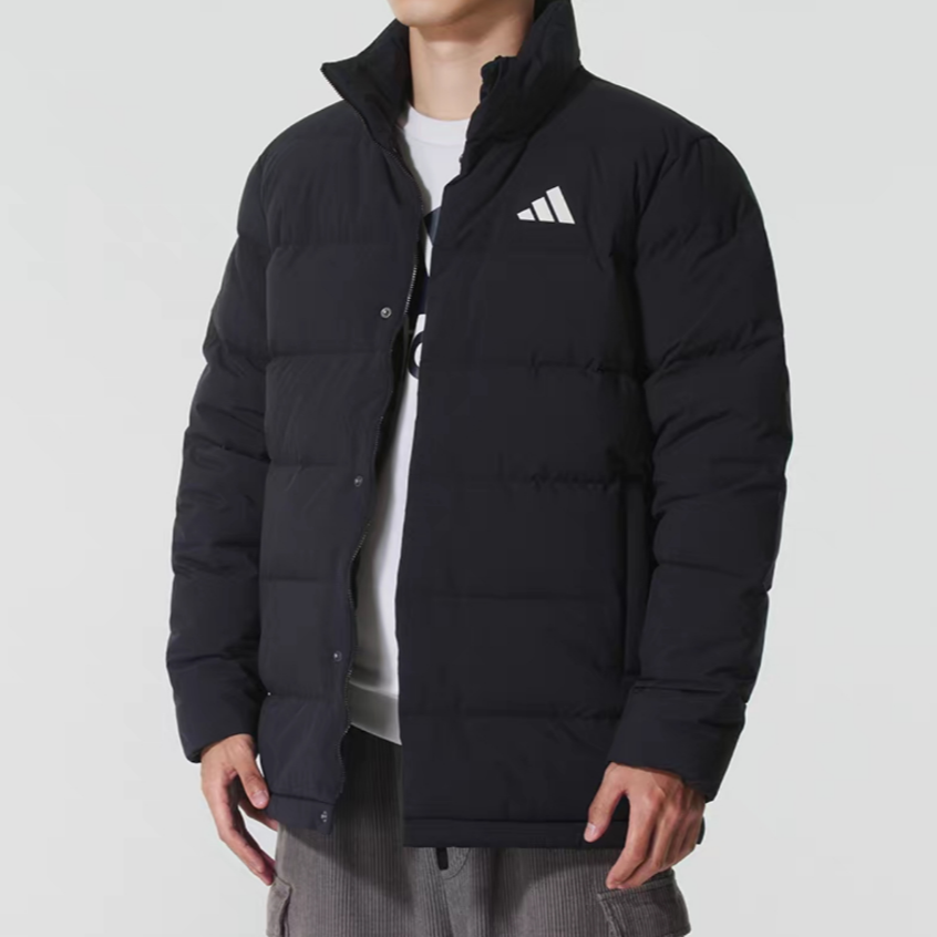阿迪达斯adidas冬季新款男子立领户外保暖休闲羽绒服外套 KH3994