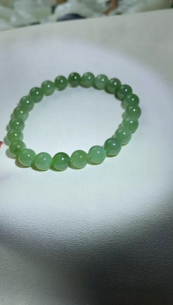 颈饰未镶嵌和田玉手串