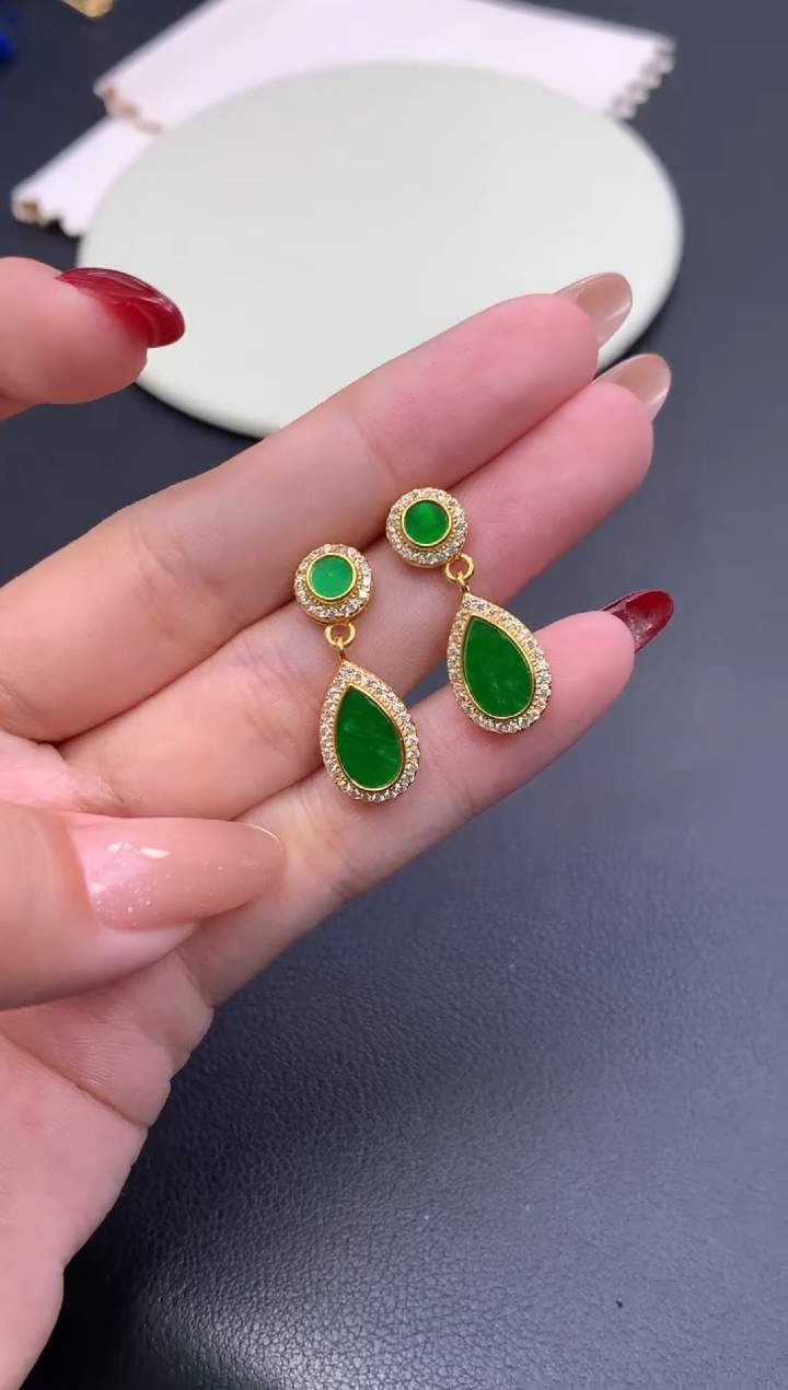 颈饰银S925镶嵌翡翠48小时鉴赏期 退货不扣服务费