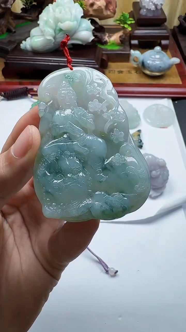 吊坠(不含链)未镶嵌翡翠1