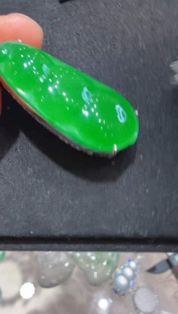 吊坠(不含链)18K金镶嵌翡翠多样性团购发一件