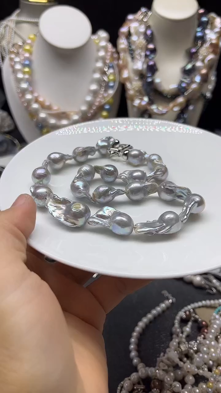 颈饰未镶嵌淡水珍珠多人