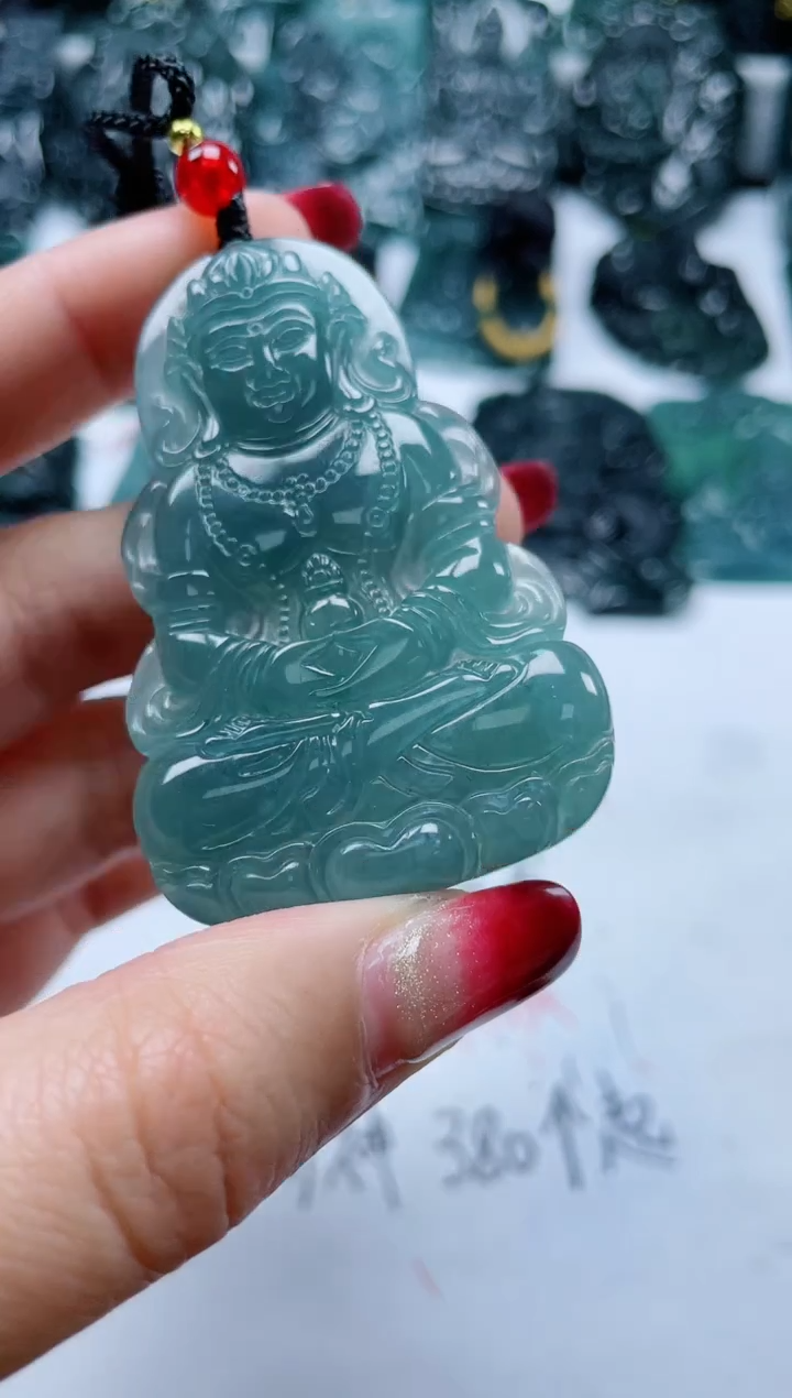 【闪购商品】翡翠颈饰未镶嵌多样性发货一件发货-度母观音