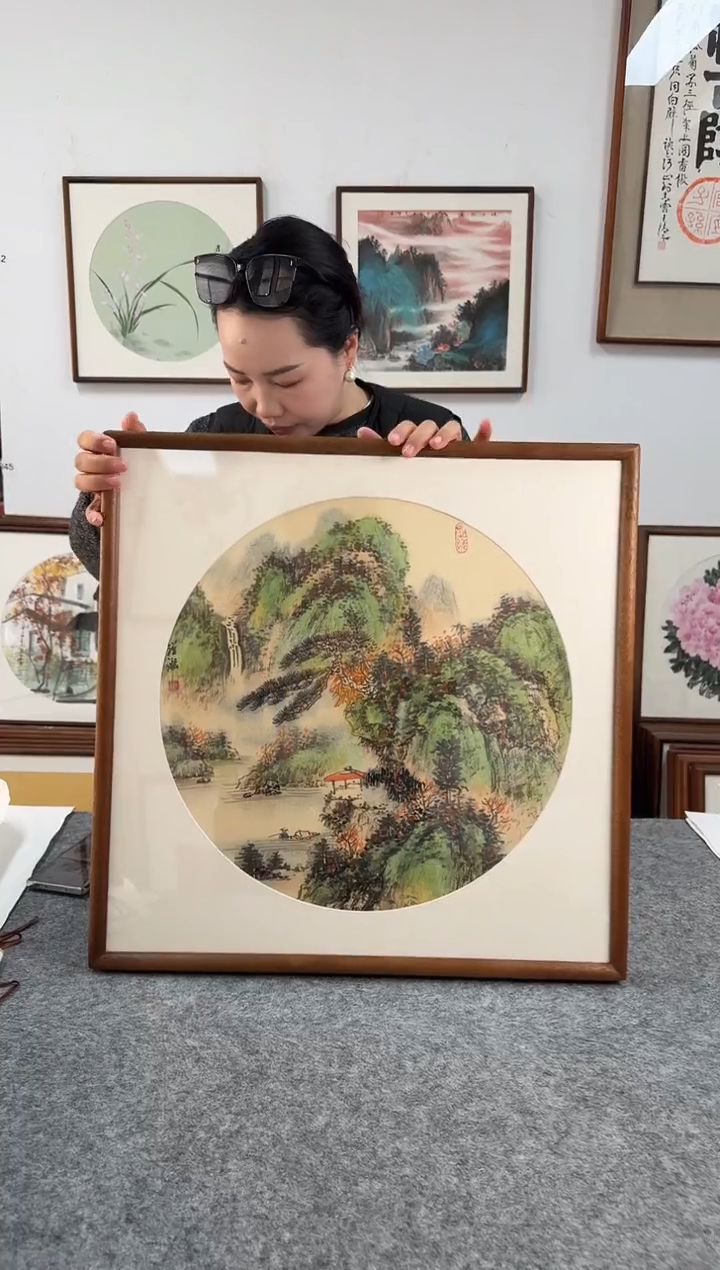 书法LS罗淞769-53*53绘画