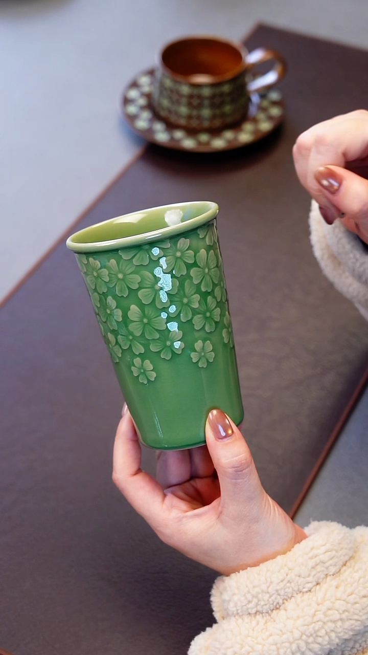 青瓷手工茶器包邮