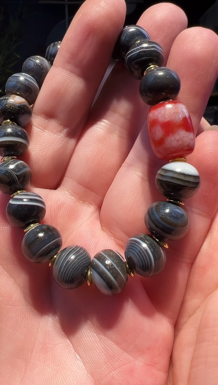 【闪购商品】玛瑙/玉髓未镶嵌手串串