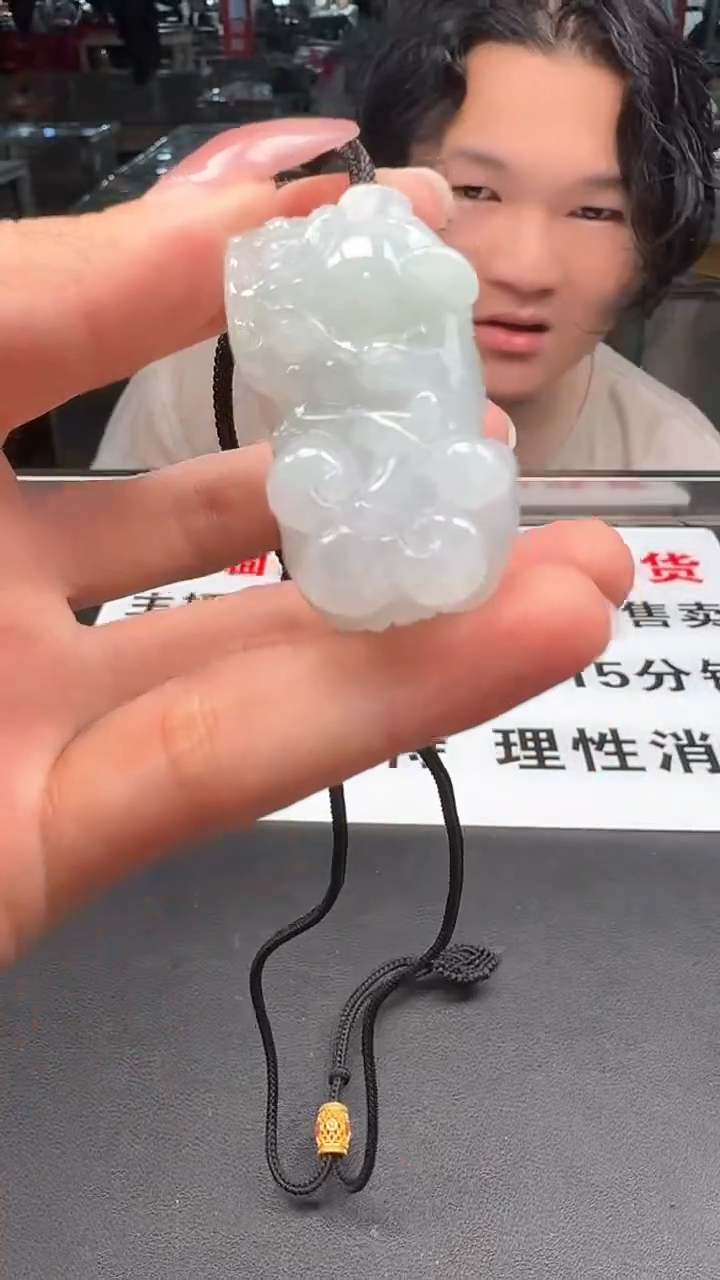【闪购商品】翡翠颈饰未镶嵌貔貅mm