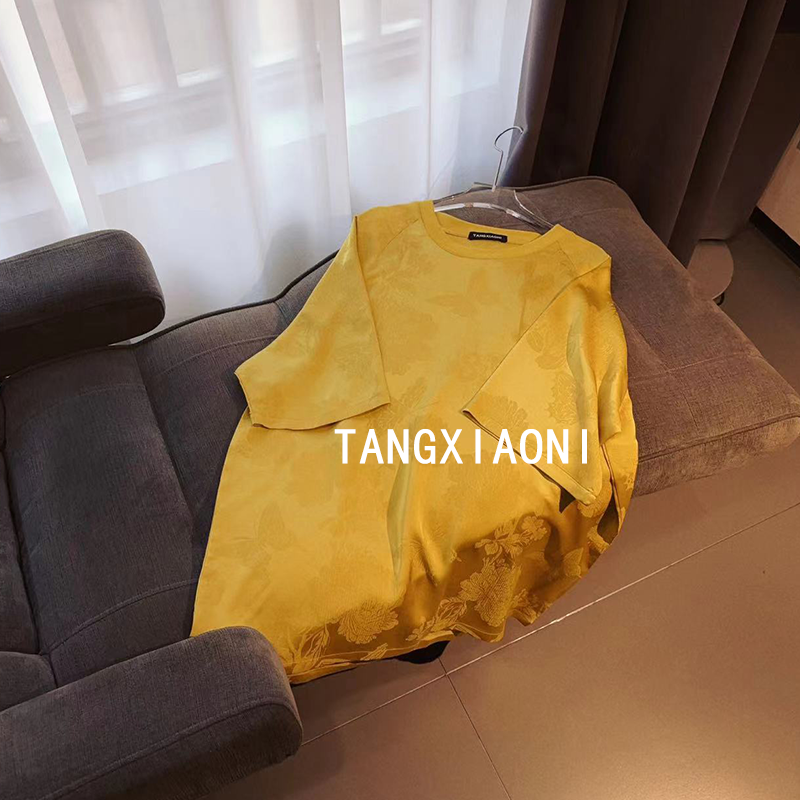 2店 【浮雕蝶】春夏黄短袖
