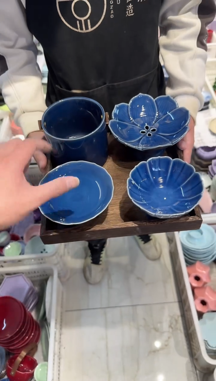 盘陶微瑕商品 介意勿拍 带托盘