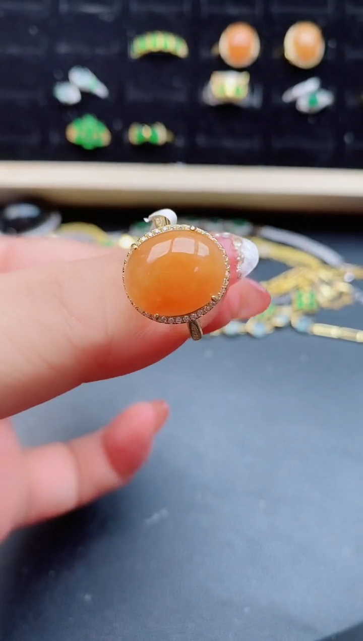 【闪购商品】翡翠戒指银S925镶嵌12121