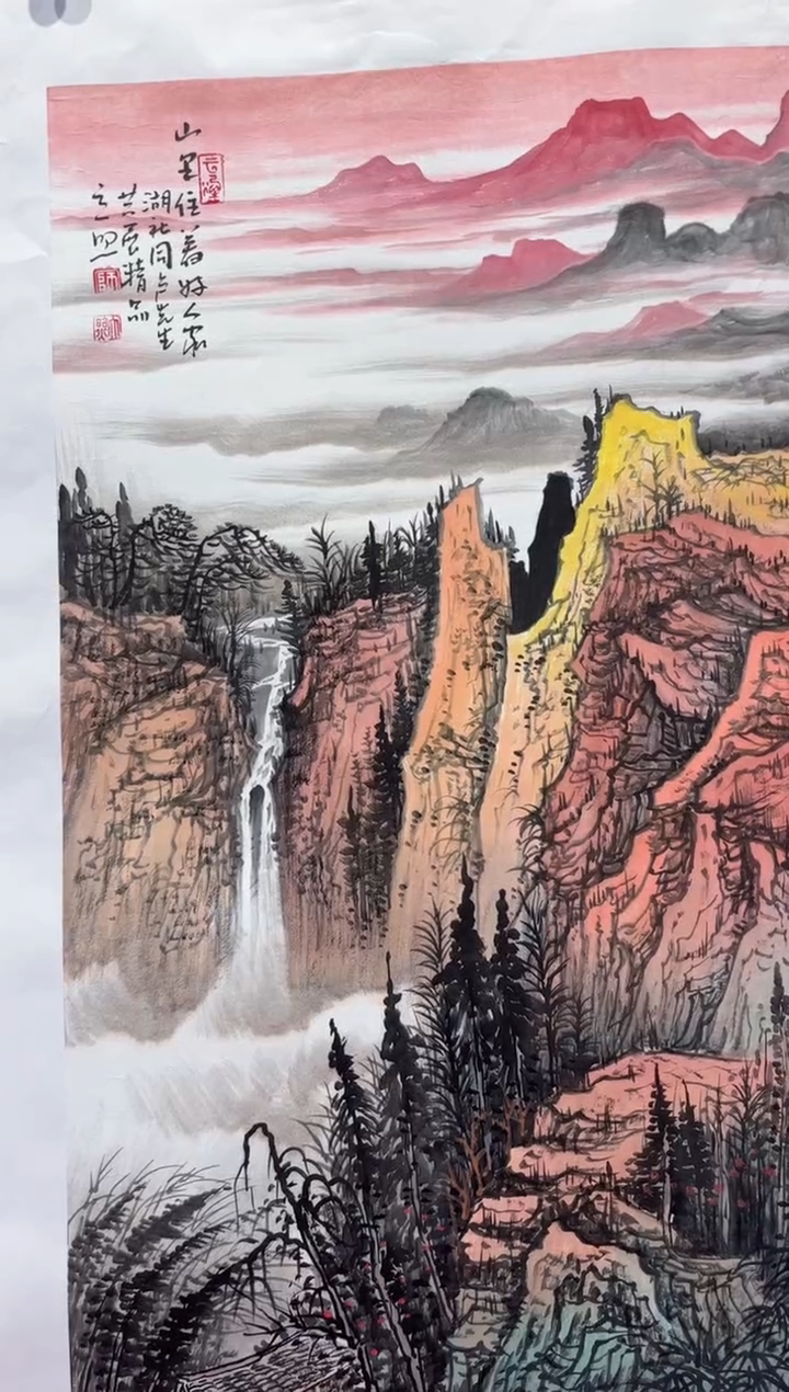 国画师立照老师国画作品