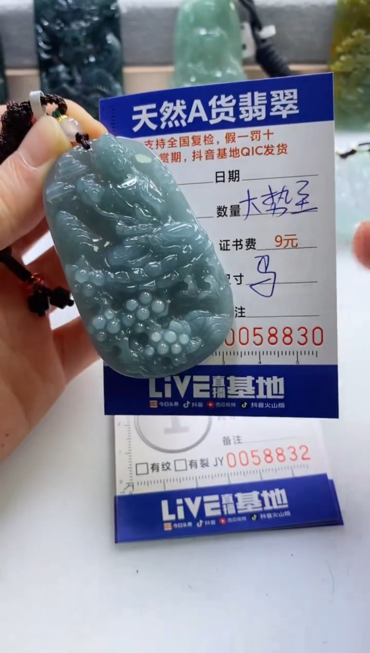 【闪购商品】翡翠挂件未镶嵌