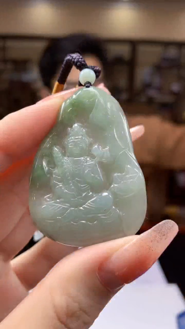 【闪购商品】翡翠颈饰未镶嵌1002hm-jj挂件7