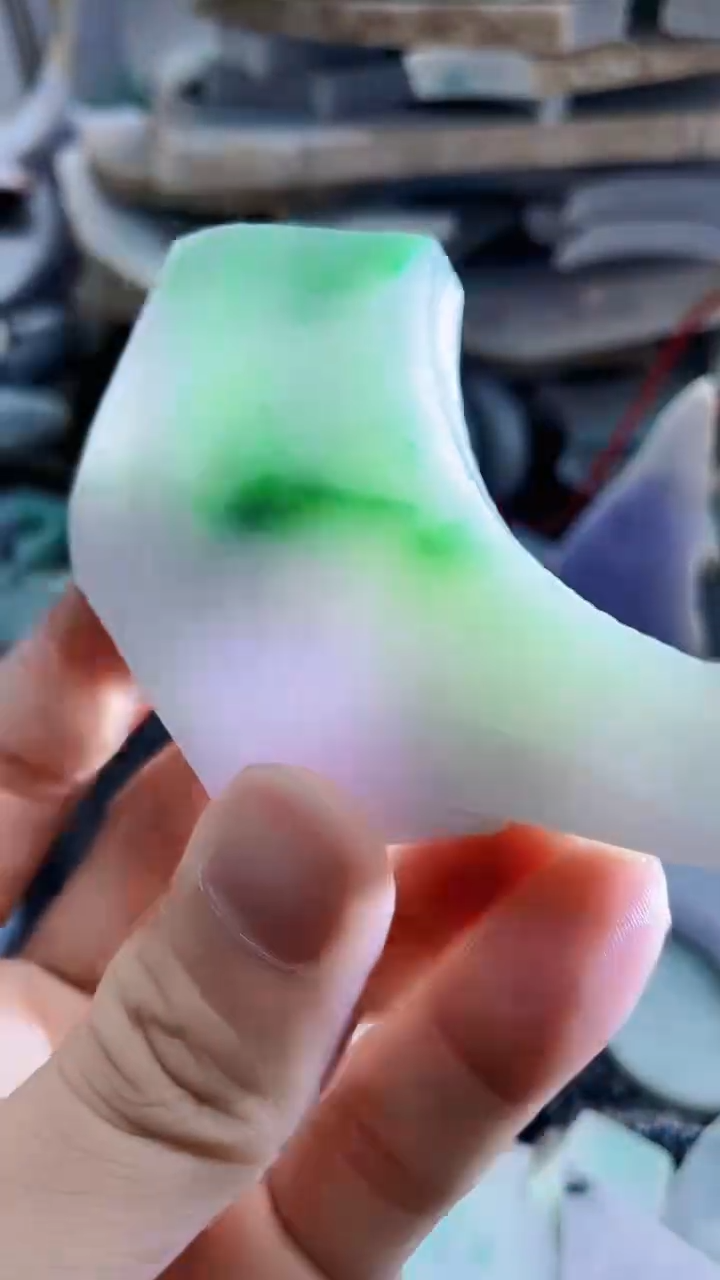 裸石翡翠天然A货翡翠板料