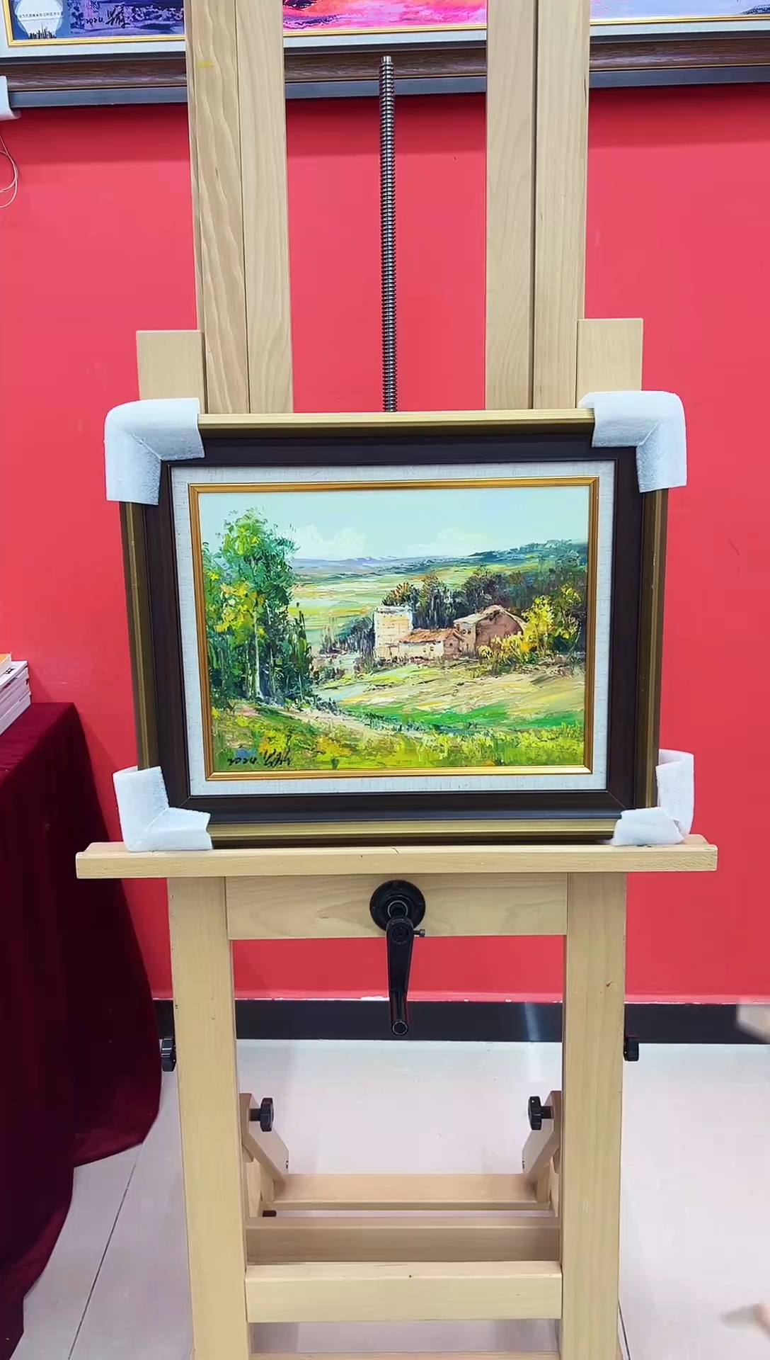 油画梁静-30*40-油画