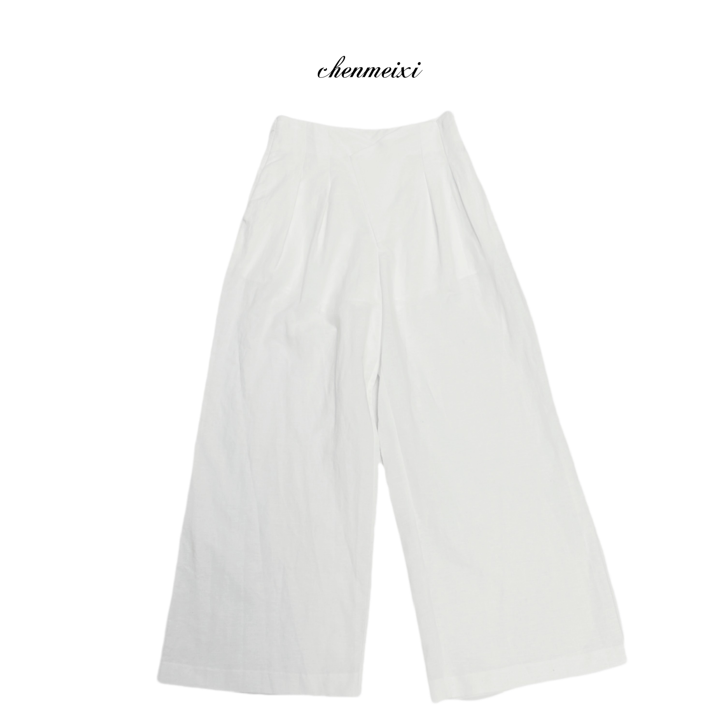 《鲍姐》夏季时尚麻料裤白月光
