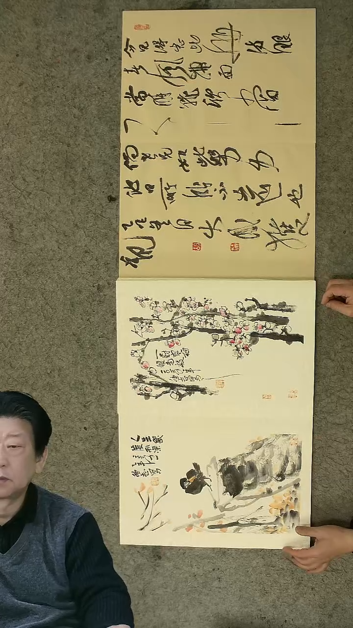 国画 32*45cm   24页    温德志老师禅意小品册页（装裱）
