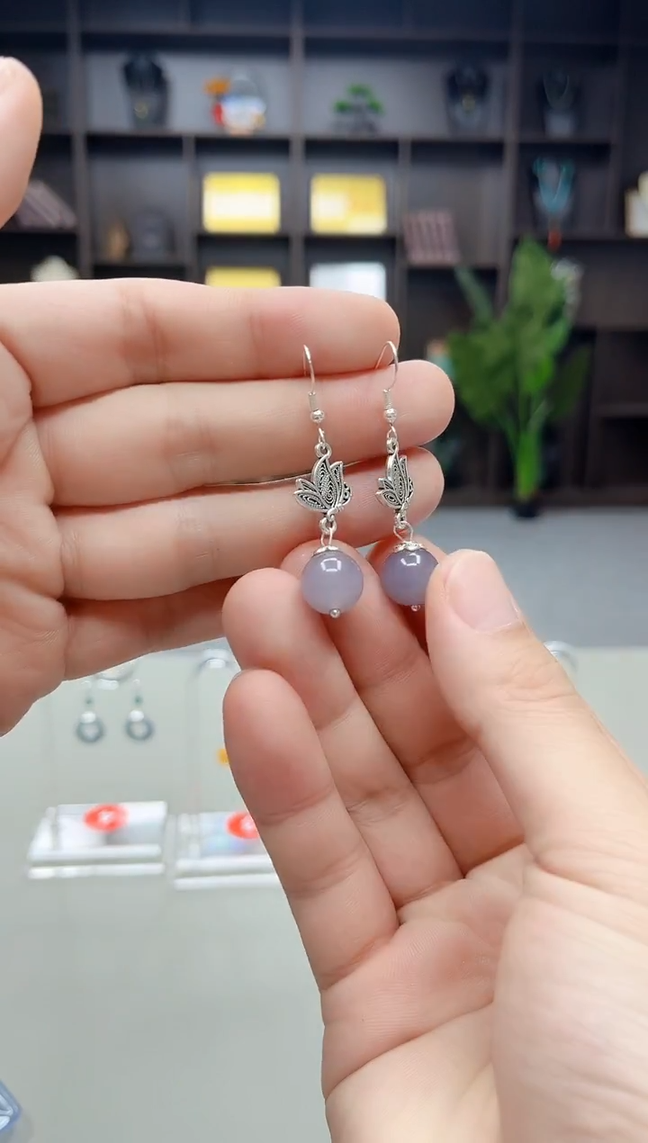 未镶嵌耳饰玛瑙/玉髓231000