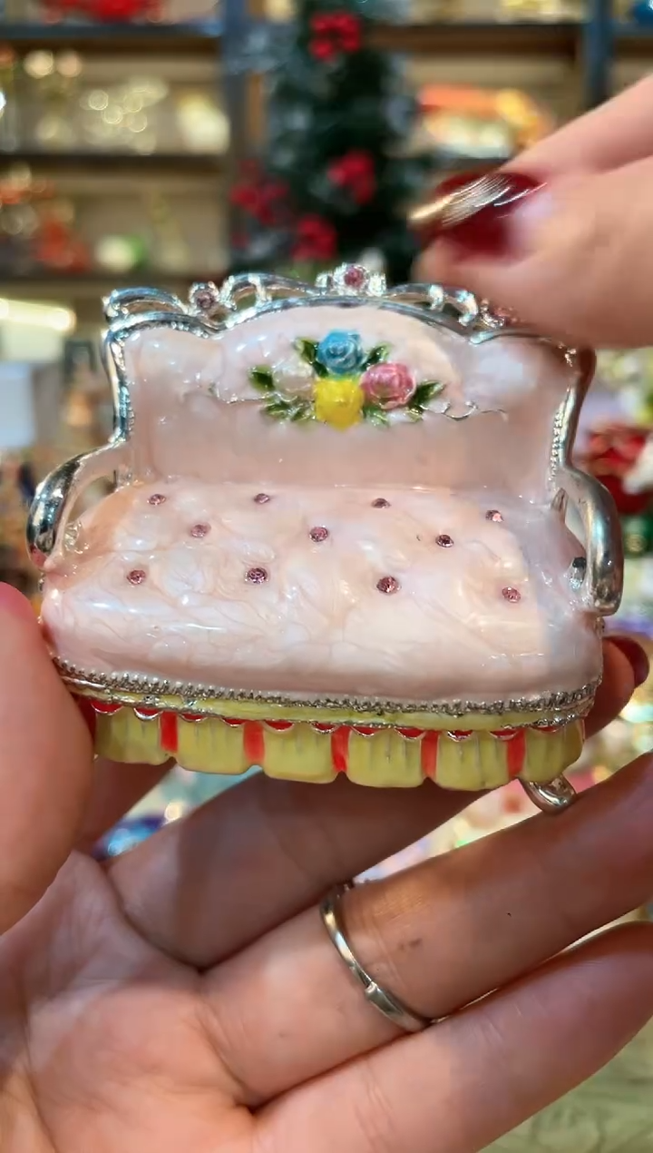 【闪购商品】珐琅彩首饰收纳盒