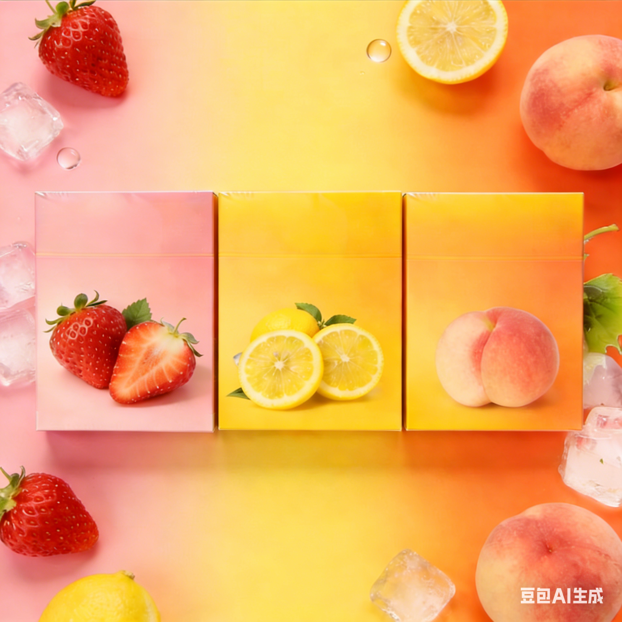 水果主题【三盒装】便携通用款套装