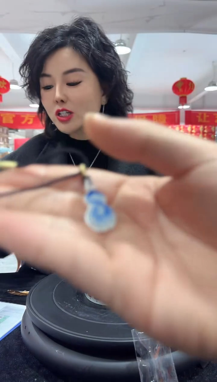 【闪购商品】瓷片龙纹葫芦青花