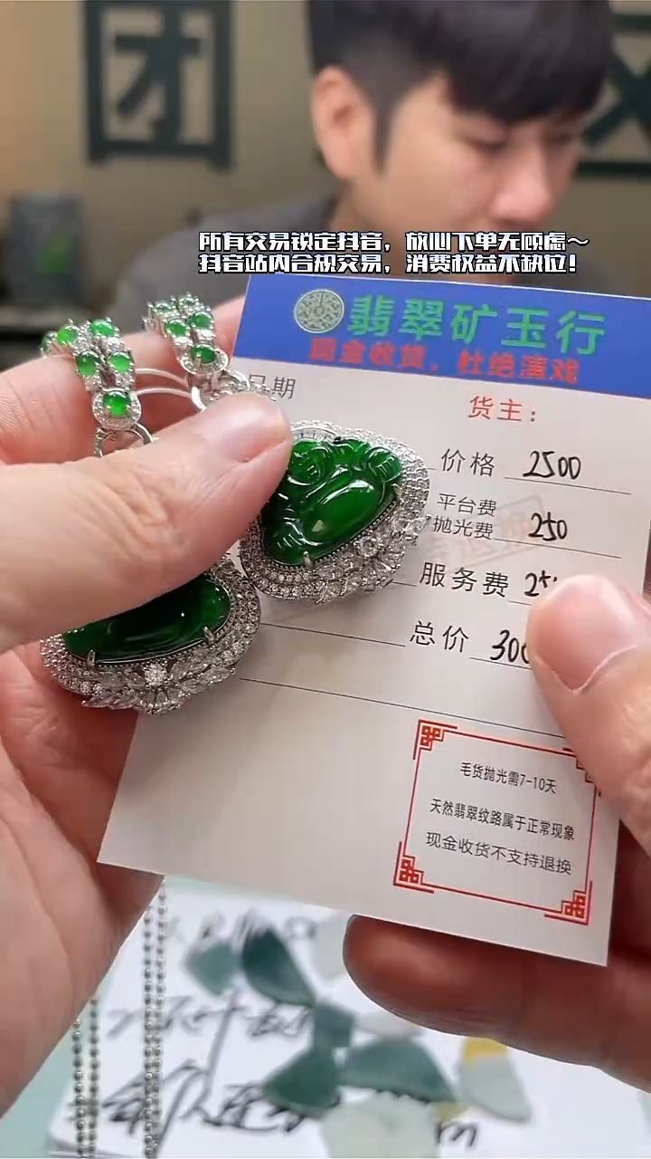 颈饰合金翡翠李*刚净货-多样性-发两件