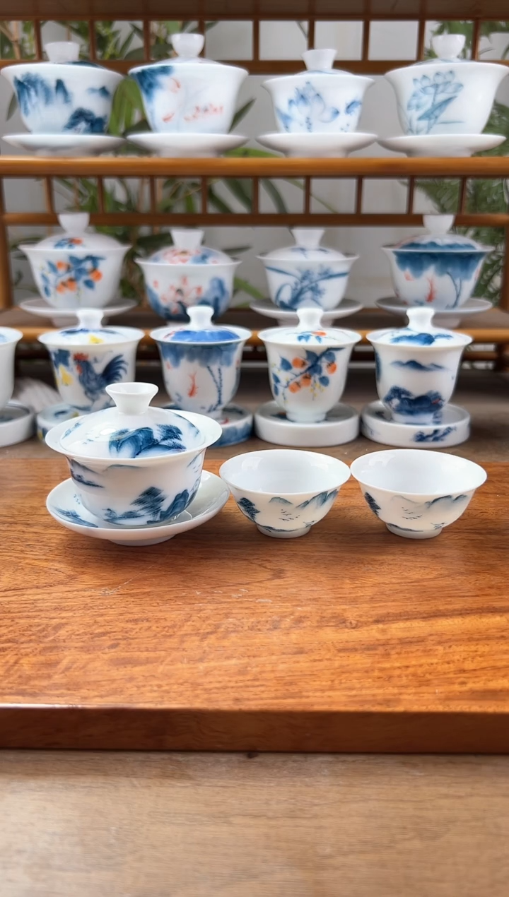 微瑕寒江独钓80ml三才+小玉兰杯2个