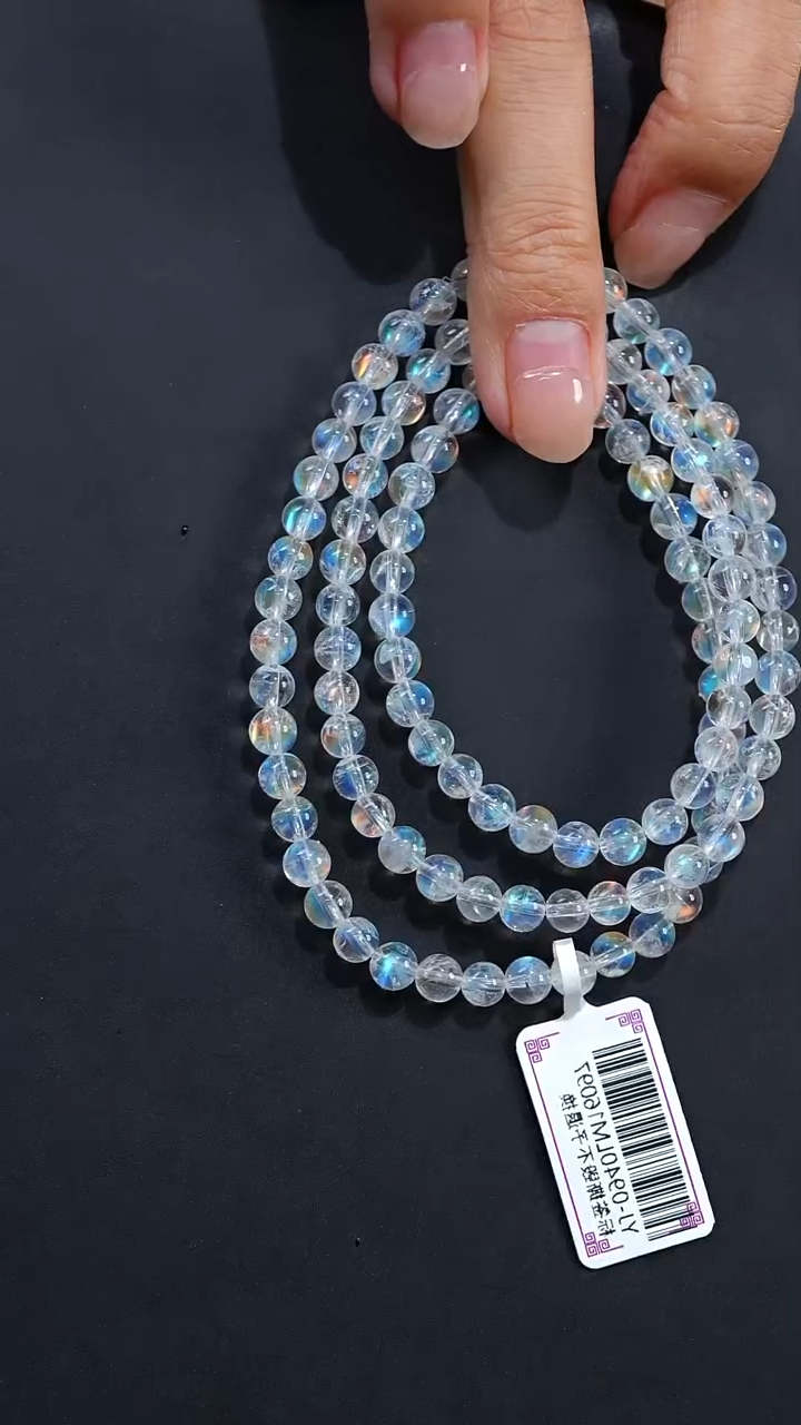 未镶嵌颈饰长石S53910多样性发一马岛月光双圈5mm