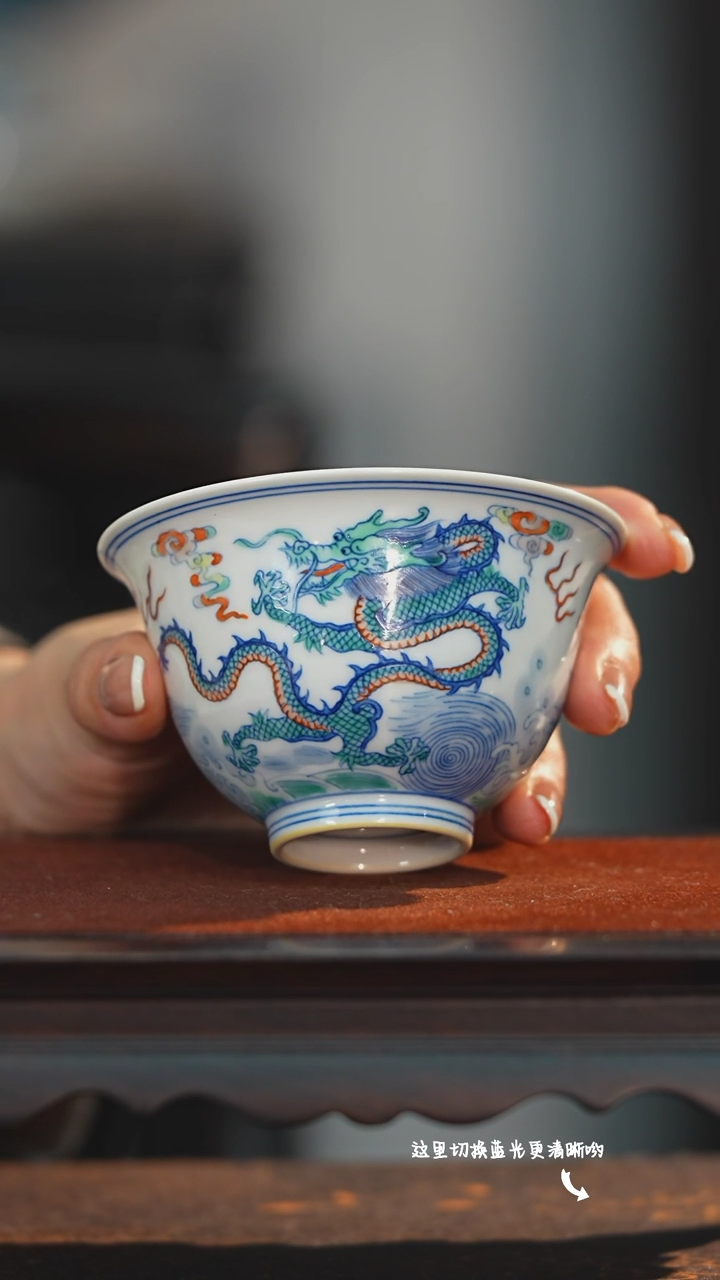 【闪购商品】中国官窑斗彩非遗传承人—涂杏花