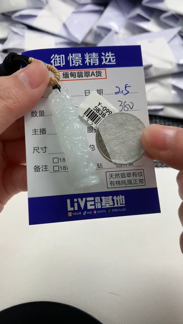 【闪购商品】翡翠颈饰未镶嵌6             