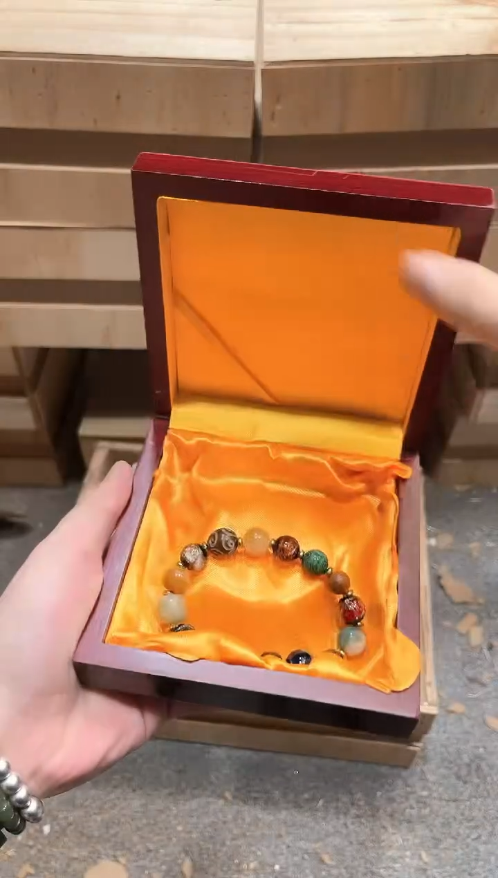 陈氏文玩云仓木制类手串无礼盒ys970