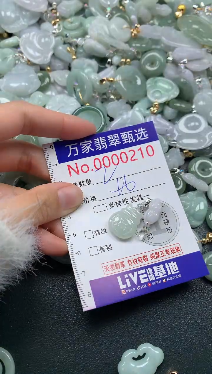 吊坠(不含链)未镶嵌翡翠0210